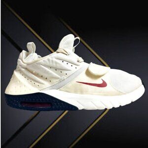 Nike Cream and Red Sneakers